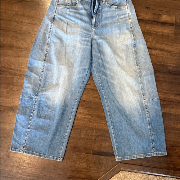 Pilcro Light Blue Flare Jeans - Picture 2 of 4